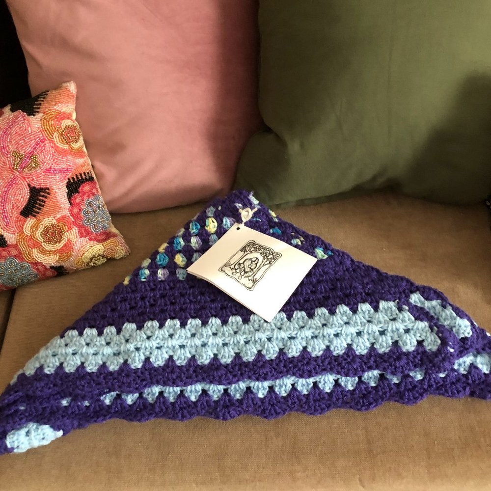 ๐ SOLD! NWT! HANDMADE Crocheted Women's Shawl Wrap Gift with Heartfelt Blessing - Picture 11 of 14